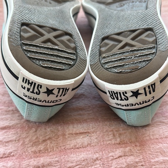 Converse Aqua Blue Sneakers Classic Canvas‎ Low-Top - Picture 7 of 9